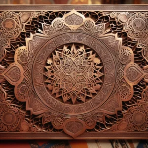Moroccan copper art